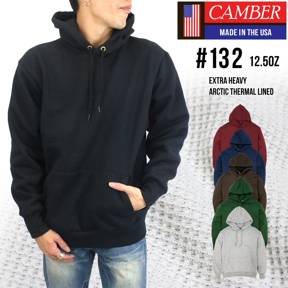 camber thermal hooded sweatshirt
