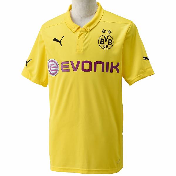 プーマ　2014-15　puma-745889-01　ボルシア　ドルトムント　BVB　CL　レプリカ　半袖　ゲームシャツ　ユニフォーム　ユニホーム