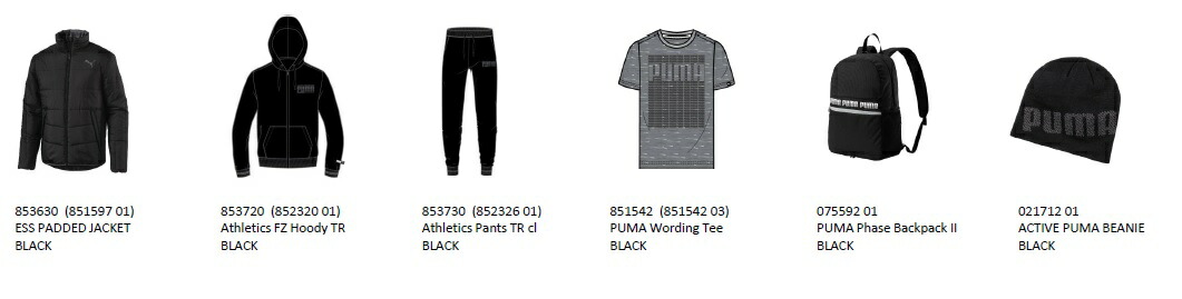 プーマ puma-921038 福袋 中綿ジャケット パーカー上下 シャツ リュック ビーニー ハッピー バック 合宿 セット