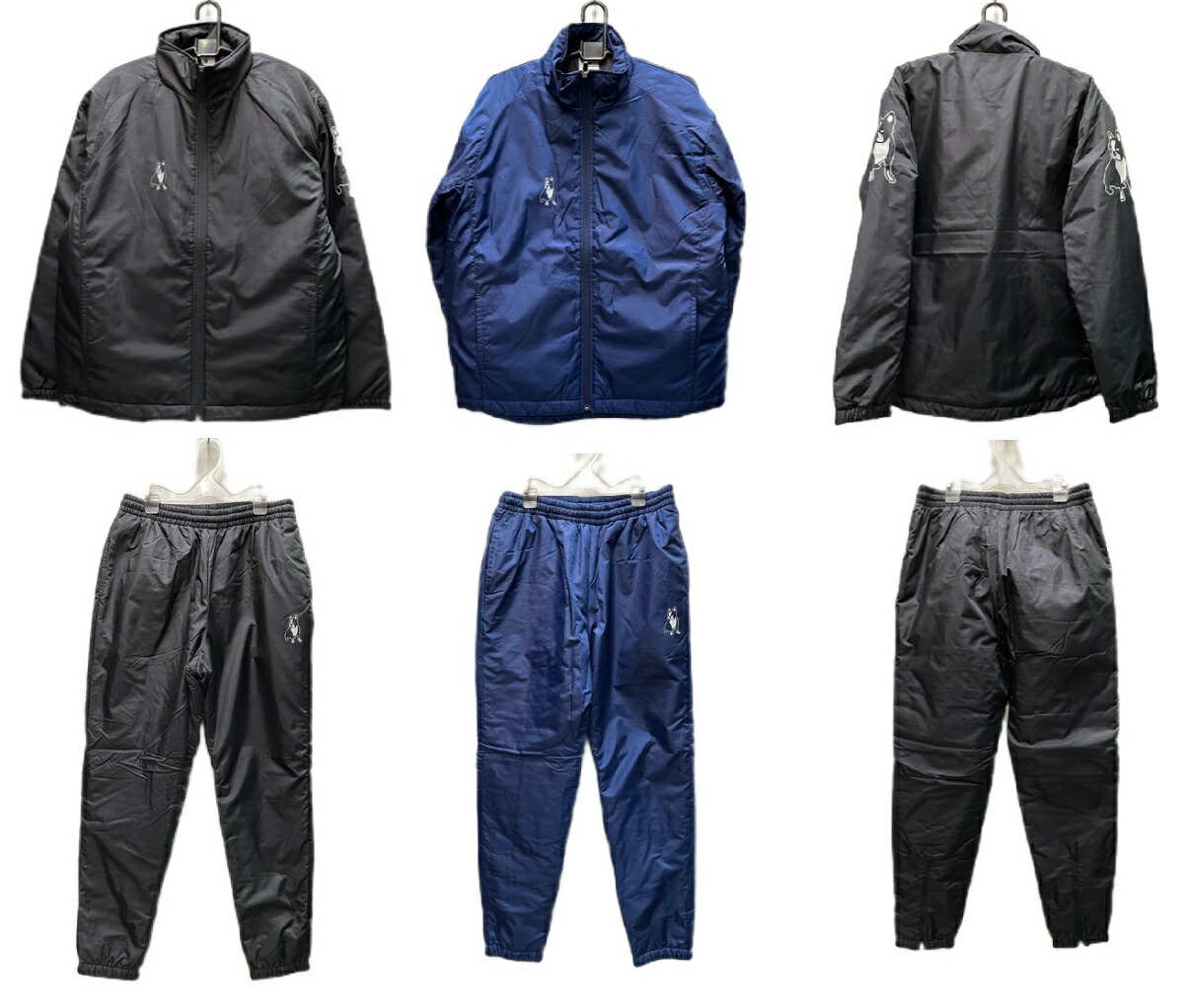 処分価格 サッカー ジャンキー cp23d48-cp23d49 中綿 パテッド ジャケット・パンツ 上下 セット