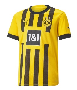 プーマ　2022-23　　puma-765891-01　ボルシア　ドルトムント　ＢＶＢ　ホーム　レプリカ　シャツ　半袖　ジュニア　キッズ