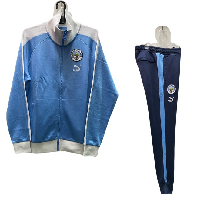 ナイキ マンチェスターシティ トラックジャケット サッカー M 白 14489 PUMA マンチェスターシティ 22/23 CNY トラック ジャケット