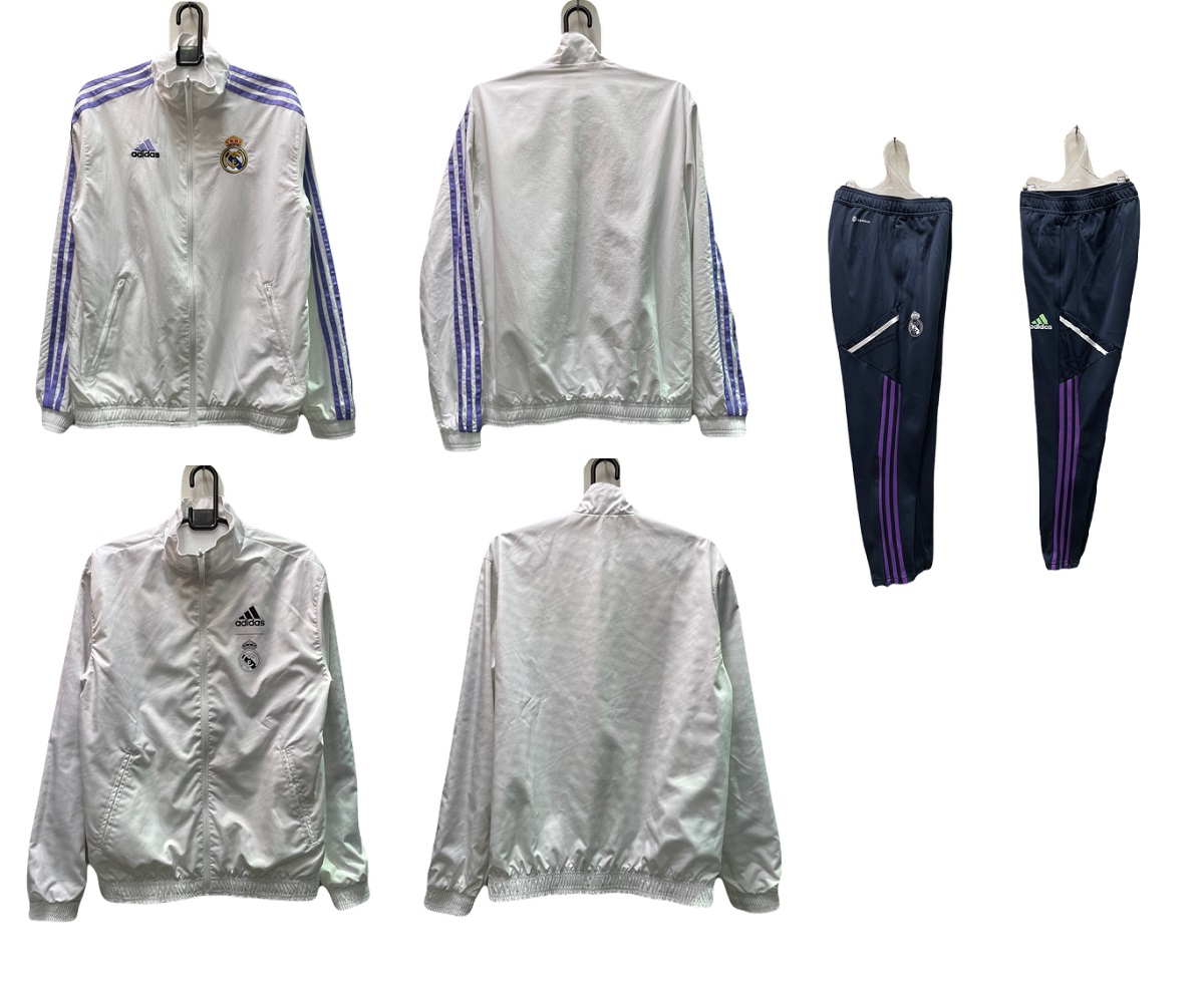 adidas レアルマドリード トラックジャケット上下セット　Sサイズ adidas レアルマドリード トラックジャケット Real Madrid 2024