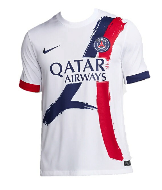 キッズ　ナイキ　2024-25　nike-FN9126-101　パリ　サンジェルマン　PSG　スタジアム　アウェイ　ゲーム　シャツ　ジュニア　キッズ　ユニホーム　ユニフォーム｜サッカー問屋