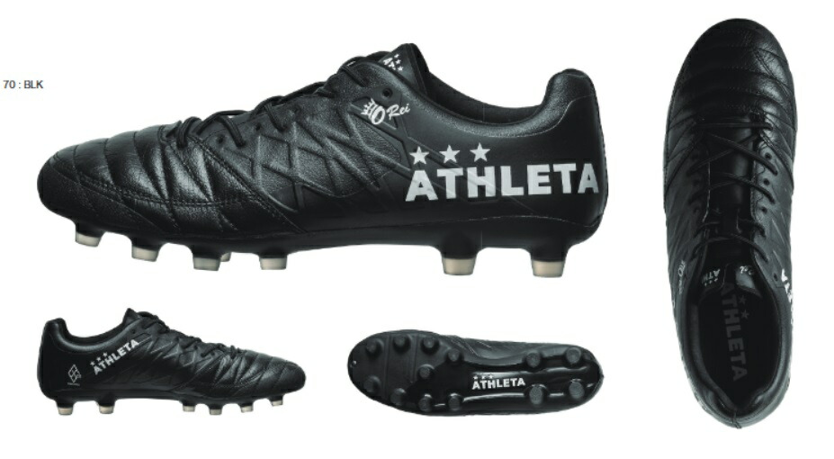 アスレタ 2024SS STYLE-10018-BLK O-rei T7 スパイク カンかグルーxシンセティックレザー