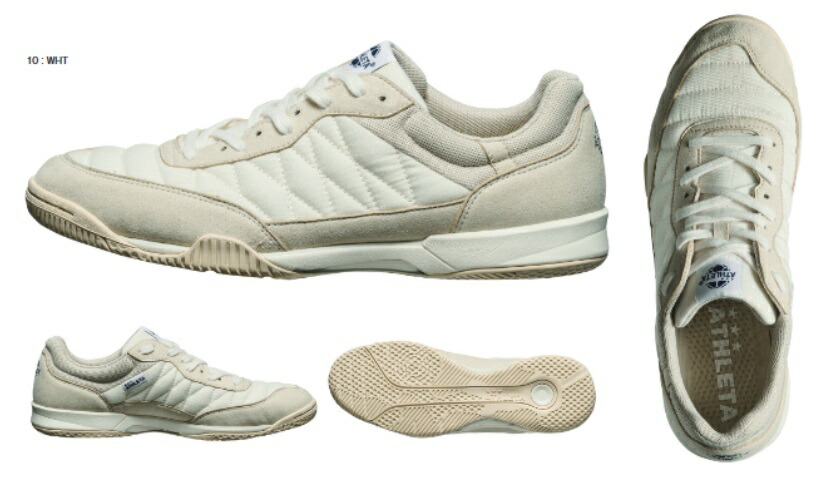 アスレタ　2024SS　STYLE-11020-WHT　アスレタ　CULTURA　ID　シンセティックレザー　トレーニング　シューズ　トレシュー