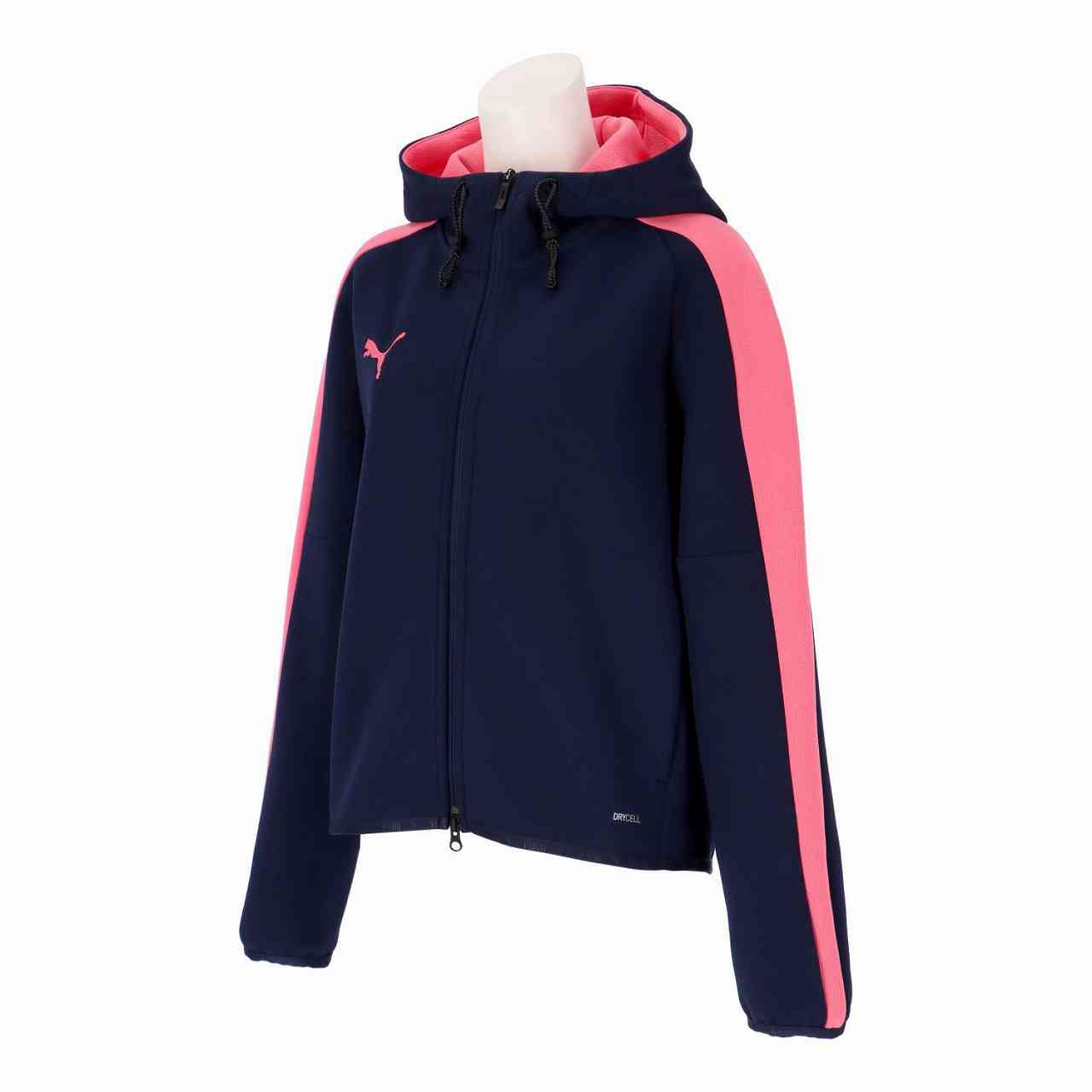 ピューマ PMJ-660937-06 06 PUMA VOLTAGE 編み物上衣 Wns (06)PUMA Navy-Magic Rose レディース