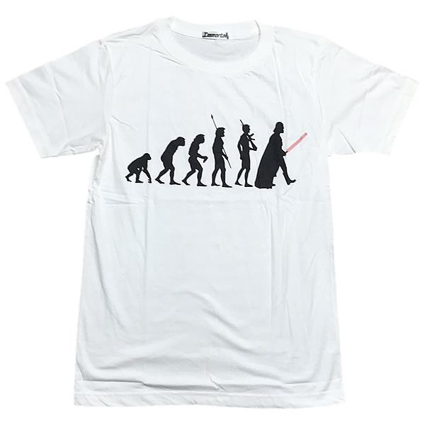 楽天市場 人類の進化 ダースベイダー 面白tシャツ グラフィックtシャツ スターウォーズパロディ 綿100 サイズ S Xl ブラック ホワイト 面白いｔシャツ 目立つtシャツ おもしろｔシャツ 半袖 ユニフォームファクトリー