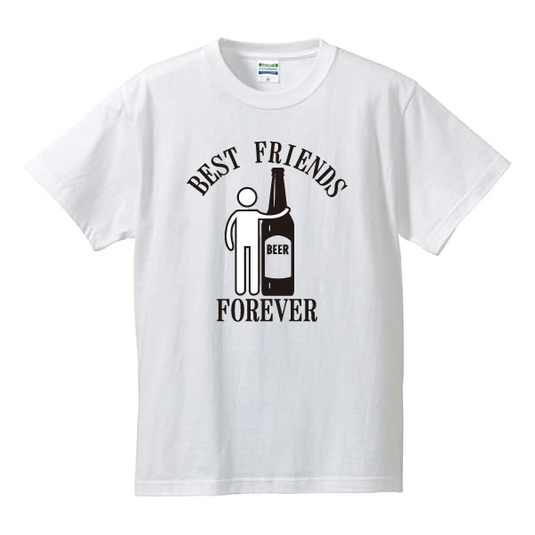 楽天市場 Best Friends Beer Forever 英語tシャツ パロディtシャツ 綿100 サイズ S 4l 全5色 面白いｔシャツ ビール好き 酒好き 大きいサイズ 半袖 ユニフォームファクトリー