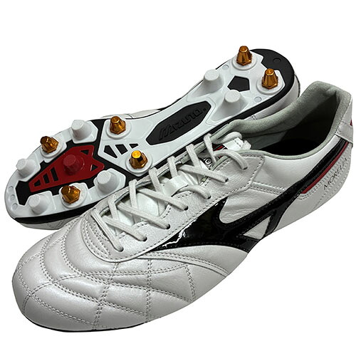 ミズノ　MIZUNO　モレリア2JAPAN MIX　ホワイト&times;ブラック　取り替え式　取替　サッカースパイク　サッカーシューズ　P1GC2602　09｜SOCCER and FUTSAL プレイヤーズ