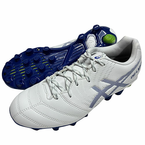 アシックス　asics　DSライトJrGS　ホワイト×アシックスブルー　ジュニア　サッカースパイク　サッカーシューズ　1104A054　102