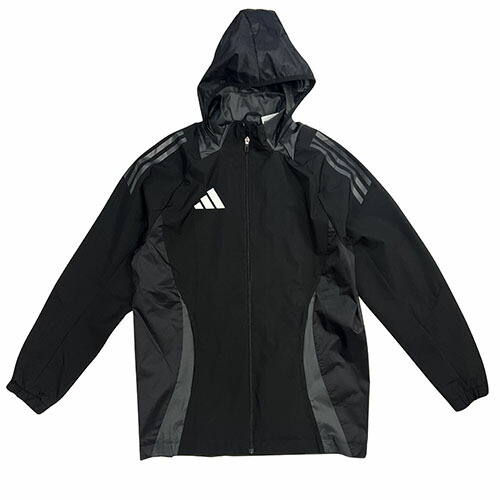 アディダス adidas TIRO24 力くらべ オールウェザージャケット 黒いこと ピステ ブレーカー 蹴球 フットサル 形づくる HBP45 IJ8343