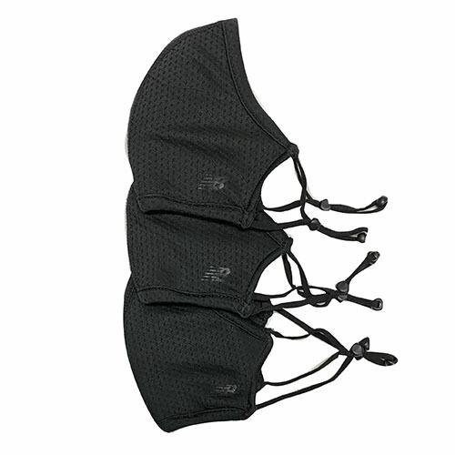 【楽天市場】ニューバランス New Blance EVERYDAY PERFORMANCE MASK 3枚組 ブラック サッカー フットサル