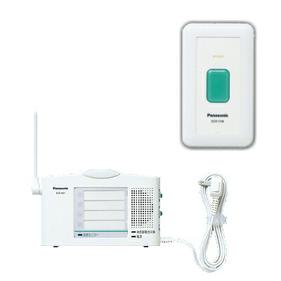 【貨物輸送無料】無線電話電話を掛ける パナソニック 壁掛送りとどける器＋卓上傍受器 書き割り [ ECE1708-ECE1601書き割り ]