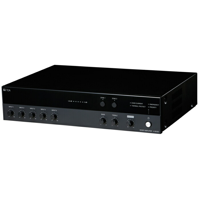 アンプ　TOA A3606D PAアンプ2局 A-3606D TOA PAアンプ 60W 2局の通販情報 - 電池屋