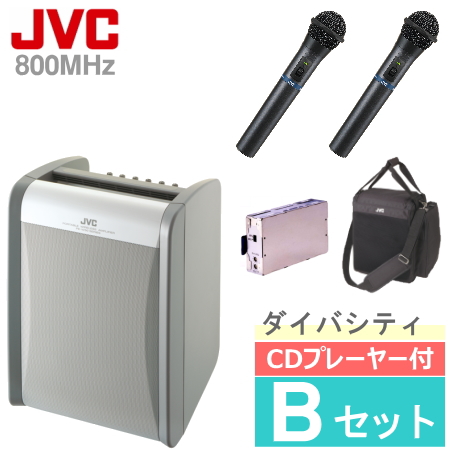 楽天市場】【送料無料】[ PE-W51DB-Bセット ] JVC 800MHz帯 ポータブル 