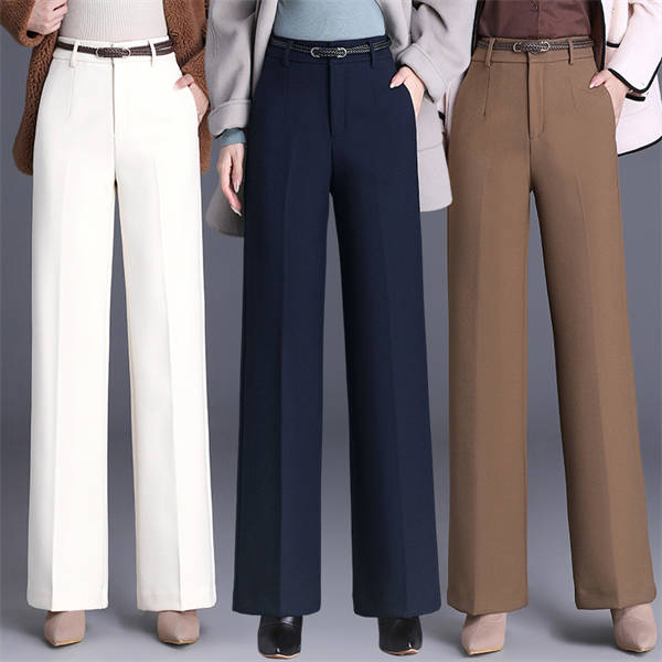 ワイドパンツ レディース ウール ストレートパンツ 長ズボン 高級 ボトムス パンツ ロング丈 ハイウエスト 美脚 脚長 春 秋 冬 柔らかい 着心地良い ゆったり きれいめ 婦人用 通学 通勤 女性用 結婚式 ギフト プレゼント 母 彼女 お呼ばれ 20代30代 40代 50代