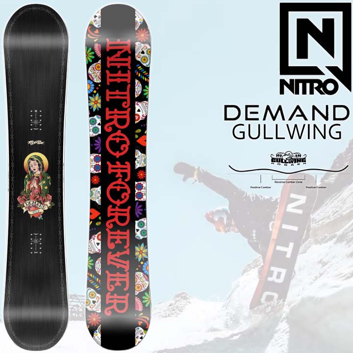 楽天市場】NITRO ナイトロ スノーボード 板 ユニセックス DEMAND LTD