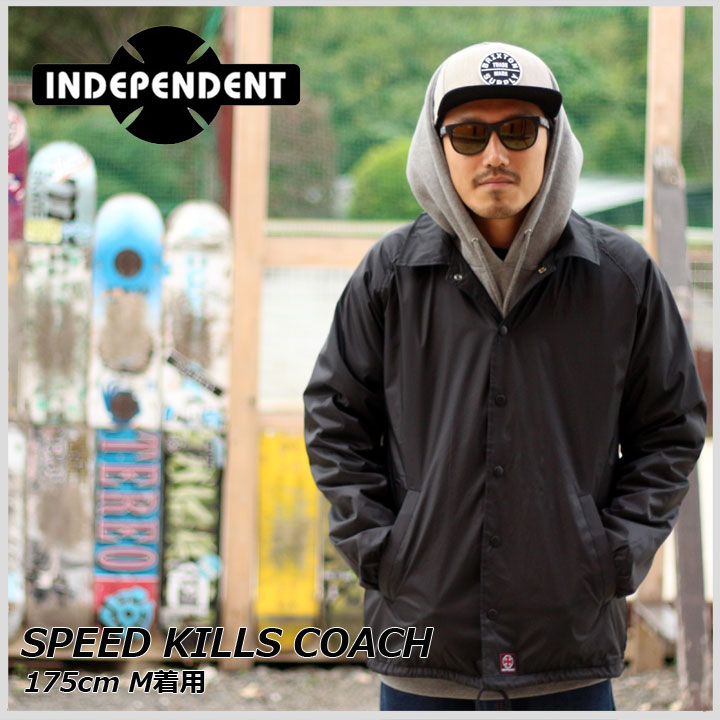 楽天市場 Independent インデペンデント Speed Kills Coach ソサイアティ ソル０３