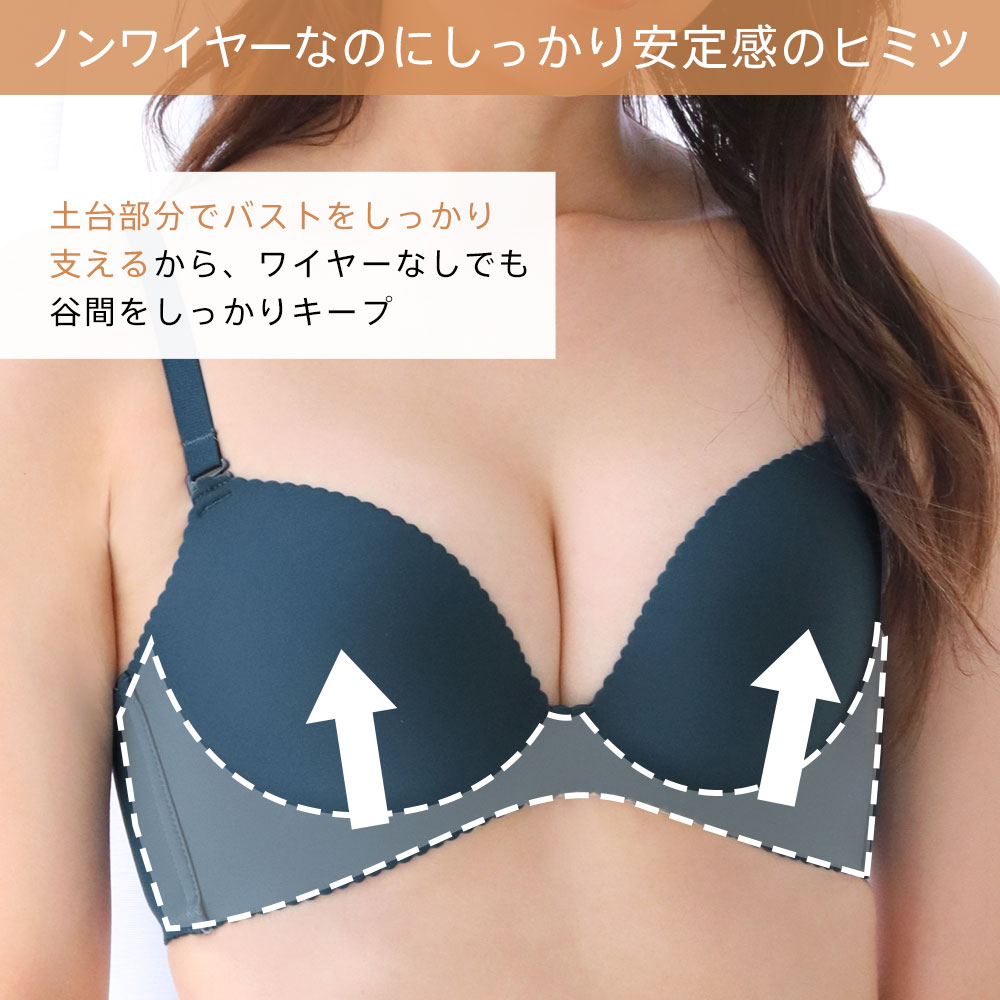 ノンワイヤー超盛ブラ商品機能説明