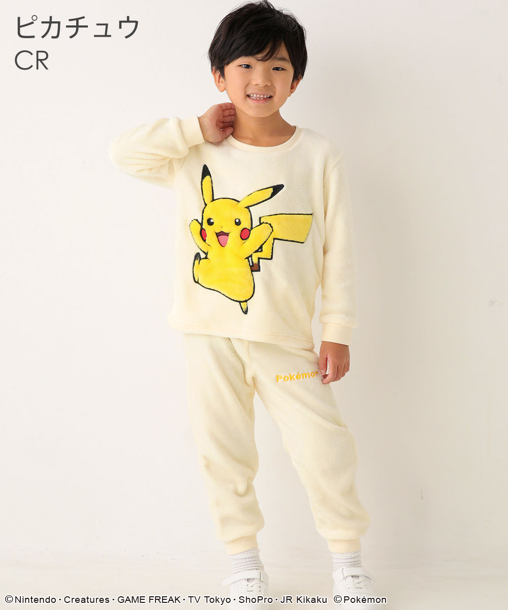 30％OFFクーポン】子供用 ポケモン フリース kids 上下セット(セット