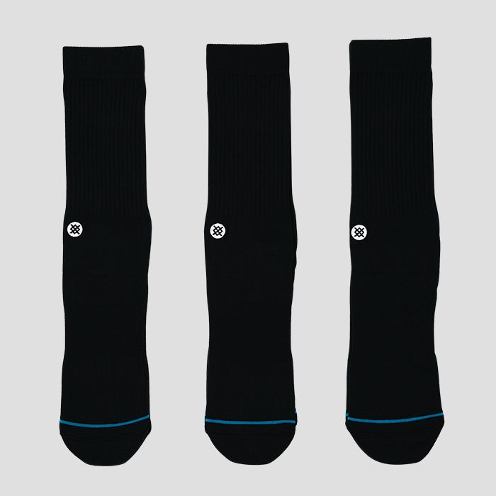 STANCE（スタンス）ICON 3 PACK（BLACK）