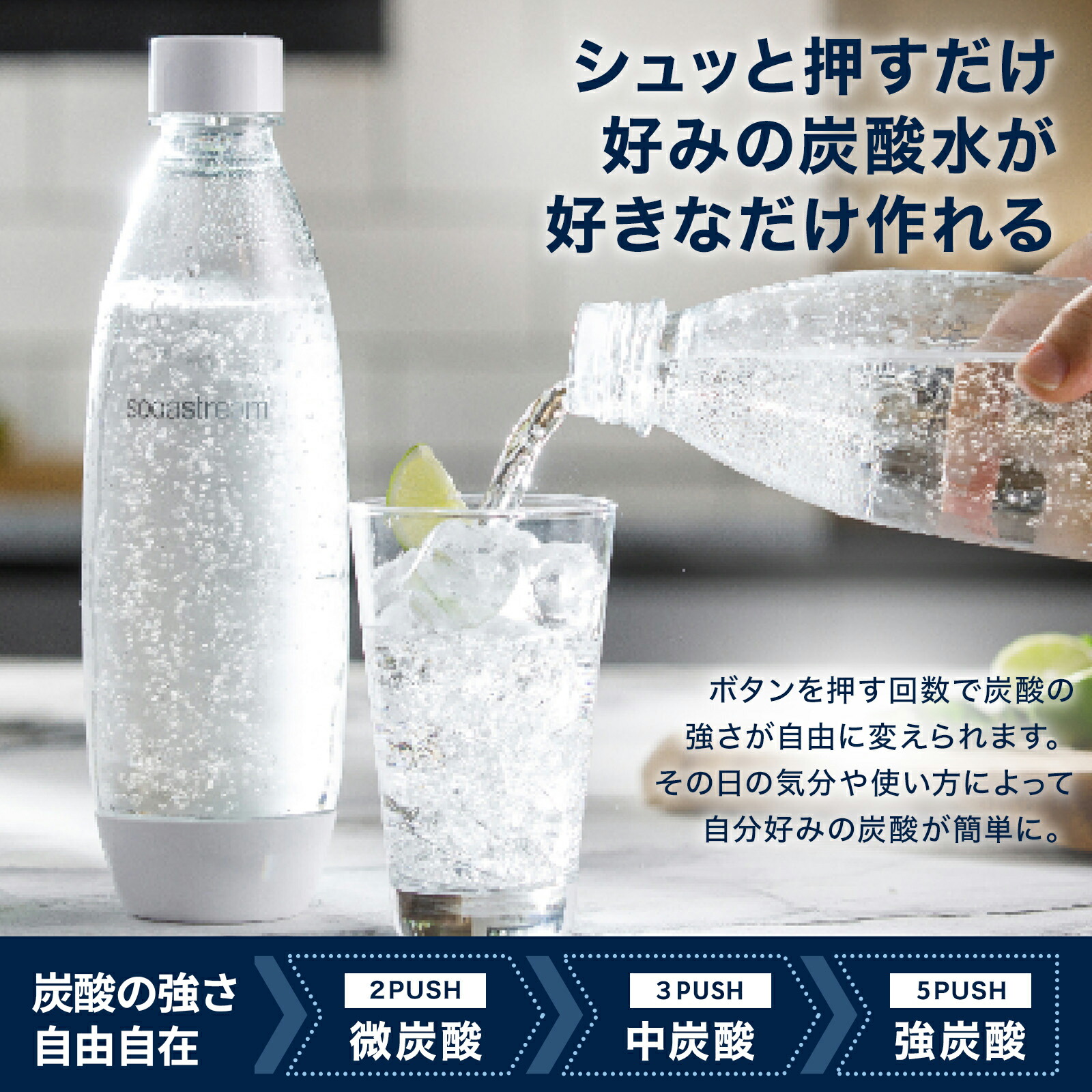 夏本番セール10%OFF+【今だけ!マシン代返金保証中】ソーダストリーム TERRA スターターキット |最大4年保証| 楽天全家電1位| マイベスト総合1位&強炭酸部門1位炭酸水メーカー(全63品中) | 炭酸水メーカー カートリッジ不要 強炭酸