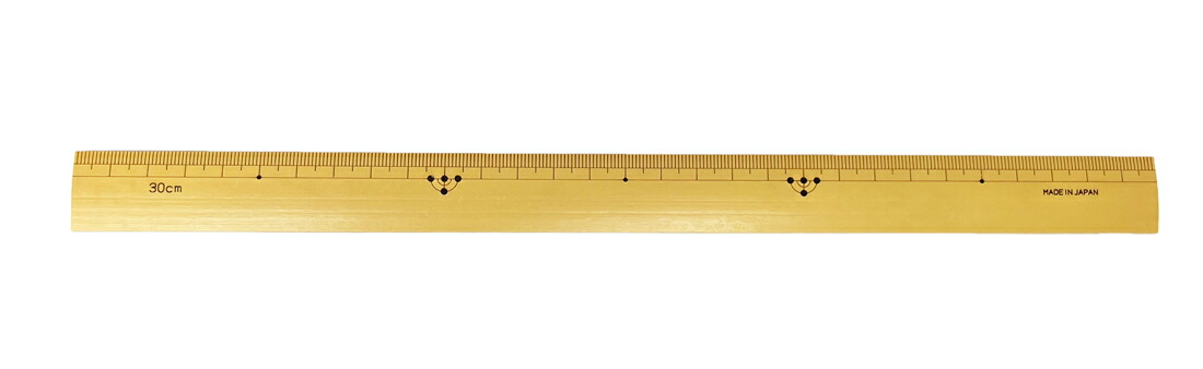 楽天市場】竹尺 細巾 30cm（巾12mm） スケール 定規 じょうぎ ものさし