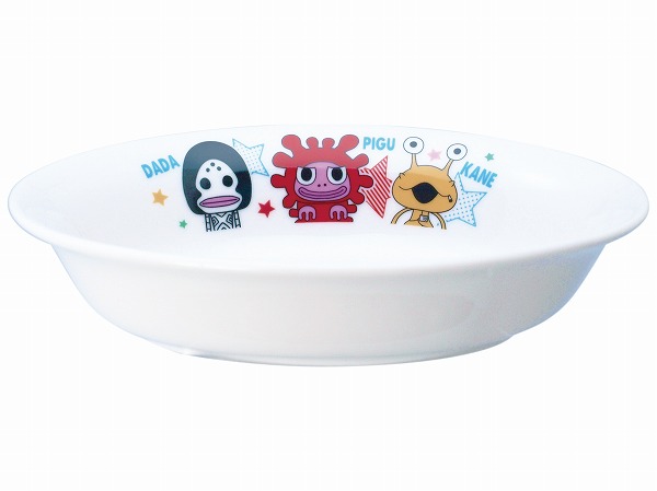 『全品SALEクーポン』子ども食器 ウルトラマン【かいじゅうステップワンダバダ カレー皿】キッズ用 カレー皿 かわいい レンジ・食洗機対応 キャラクター グッズ 日本製 幼児 保育園 幼稚園 Eテレ 離乳食【金正陶器】画像