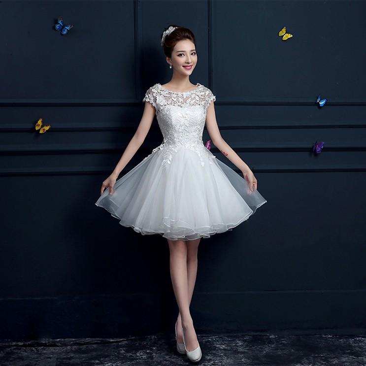 楽天市場】ミニドレス 安い 花嫁 ウエディングミニドレス 結婚式