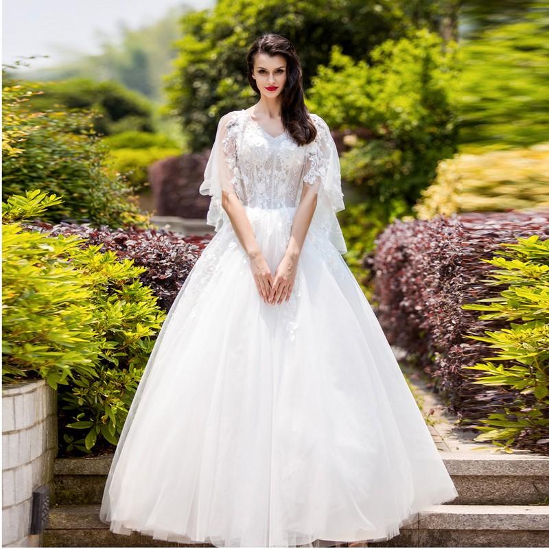 ウエディングドレス 長袖 二次会ドレス ウェディングドレス 秋冬 結婚式 プリンセスラインドレス エンパイア 花嫁 披露宴 ロングドレス ブライダル 大きいサイズ 前撮り 海外挙式 エレガント ボリューム ロマンチック 可愛い 上品 優雅 セミオーダー ゲストハウス 華やか｜ミートスウィート
