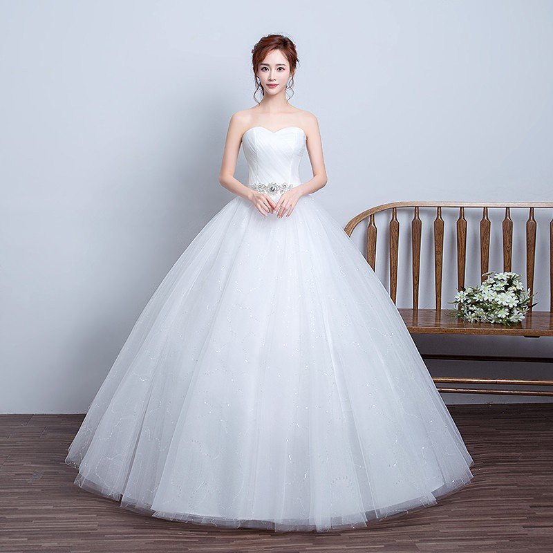 ウェディングドレス 花嫁 プリンセスラインドレス 結婚式 白 オフホワイト ウエディングドレス ブライダル シンプルドレス 披露宴 二次会ドレス パーティードレス 前撮り 海外挙式 エレガント ボリューム プリンセスラインウェディングドレス 上品 セミオーダー ゲストハウス