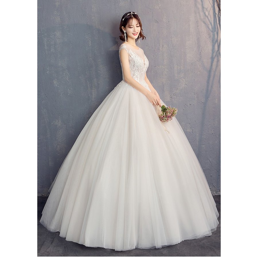 ウェディングドレス 花嫁 ウエディングドレス 白 オフホワイト ブライダル wedding dress 結婚式 プリンセスラインドレス 二次会ドレス パーティード 大きい 小きいサイズ 前撮り 海外挙式 エレガント ボリューム プリンセスラインウェディングドレス 上品 セミオーダー｜ミートスウィート