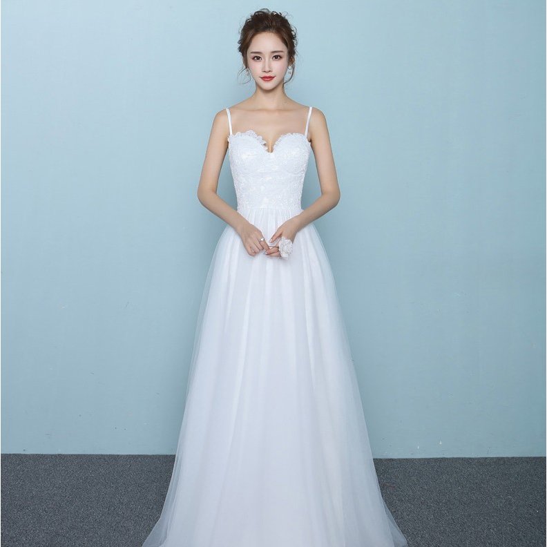 ウエディングドレス ウェディングドレス 花嫁 ロングドレス 結婚式 白 オフホワイト ワンピース 二次会ドレス パーティードレス Aラインドレス ウェディングドレス 演奏会 フォーマルドレス ブライダル 前撮り 海外挙式 エレガント クラシック 上品 シンプル セミオーダー｜ミートスウィート