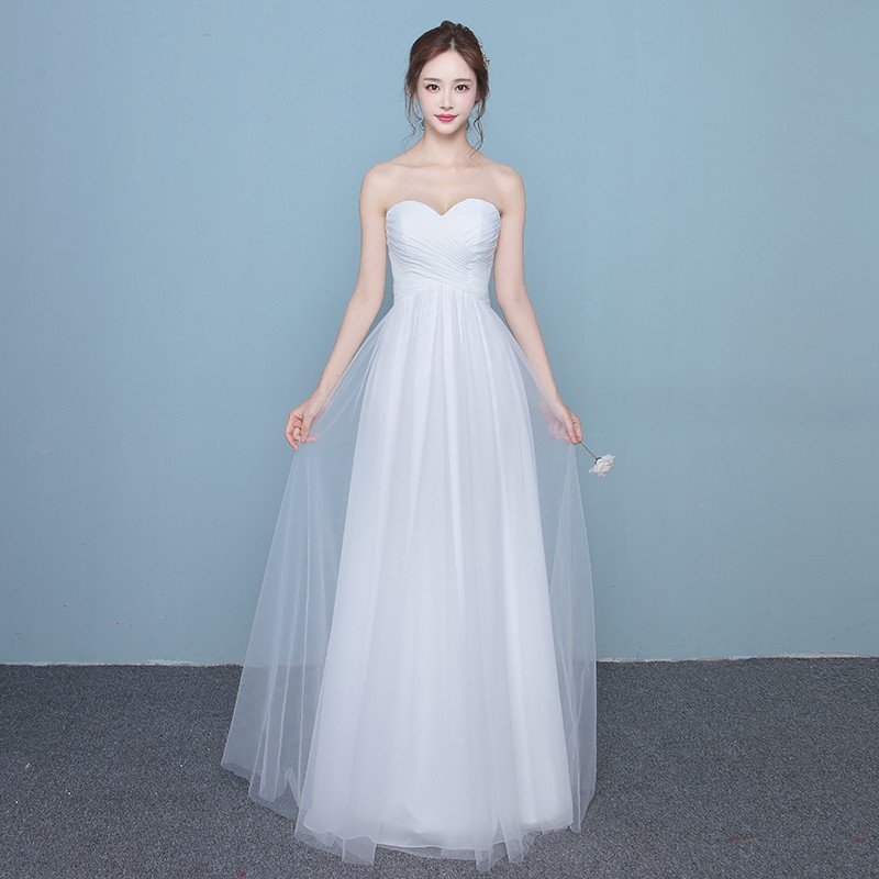 ウエディングドレス ウェディングドレス ロング 花嫁 結婚式 白 オフホワイト ワンピース 二次会ドレス パーティードレス Aラインドレス ウェディングドレス 演奏会 フォーマルドレス ブライダル 前撮り 海外挙式 エレガント クラシック 上品 シンプル セミオーダー｜ミートスウィート