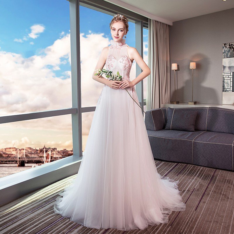 ウエディングドレス ウェディングドレス 白 オフホワイト レース ロングドレス 結婚式 花嫁 ブライダルドレス ウエディングドレス Aラインドレス 二次会ドレス パーティードレス 演奏会 前撮り 海外挙式 エレガント クラシック 上品 清楚 ナチュラル セミオーダー可能｜ミートスウィート