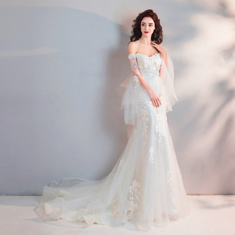 バースデードレス マーメイド ビスチェ 結婚式 二次会エレガント a17503.jpg