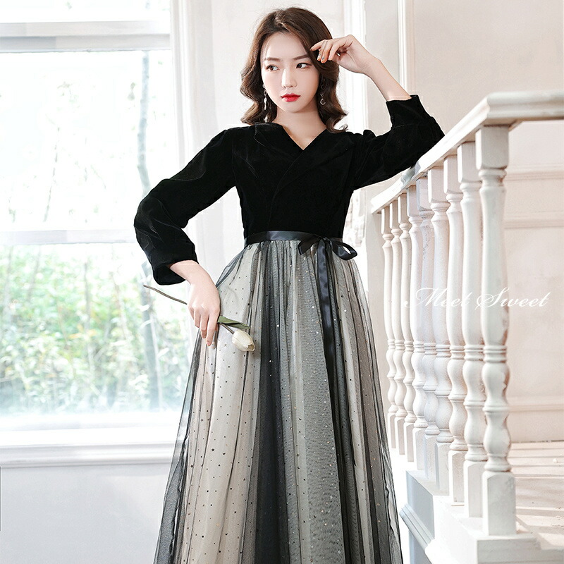 色合いお召しもの ロングお召しもの タニティドレス 帝国 長袖 黒いこと 寄り合いお召しもの 婚礼の儀お召しもの ウェディングドレス 婚礼の儀 二次会 交歓会 告げ知らせる会 フォーマルドレス カクテルお召しもの 花嫁御寮 掻き鳴らす会 婚礼の儀 彼者誰時お召しもの 上演お召しもの 途轍も無い大いさ レディースファッション-ウェディングドレス