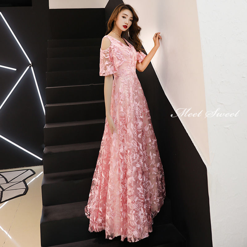 婚礼の儀お召しもの ウェディングドレス 色合いお召しもの サクラ色 青色 二次会 寄り合いお召しもの 掻き鳴らす会 告げ知らせる会お召しもの 同窓会 交歓会 ロングお召しもの 上演 袖付き添い人 花柄 ジッパー 一こまお召しもの 進行係り でき事 婚礼の儀 彼者誰時お召しもの 音楽会 花嫁御寮 カクテルお召しもの レディースファッション-ウェディングドレス