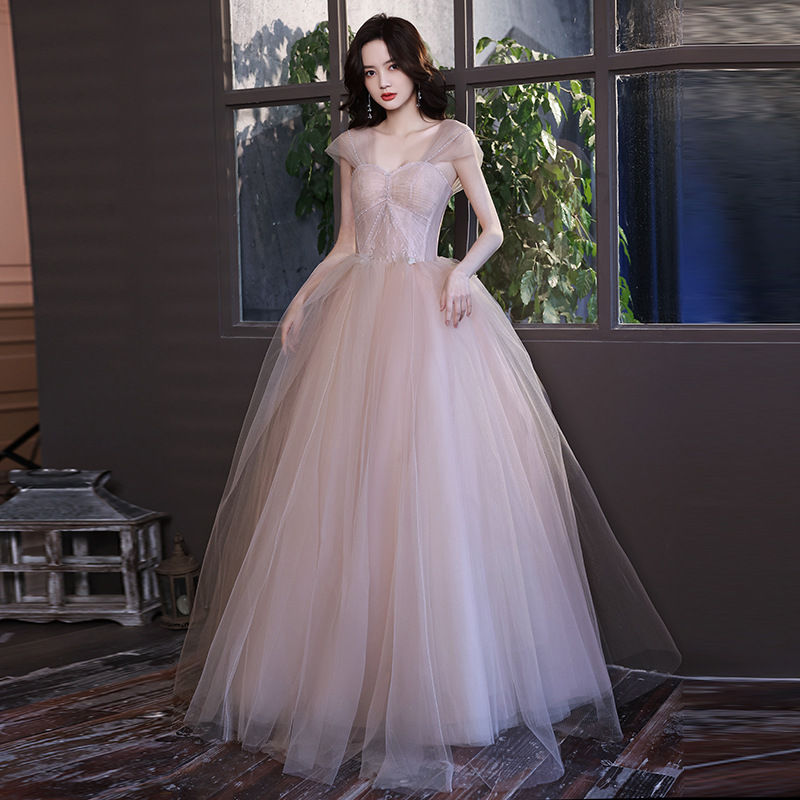 ピンク　カラードレス　ホルターネック　ウェディングドレス　結婚式 カラードレス 2way つけ袖 マーメイドドレス ピンク