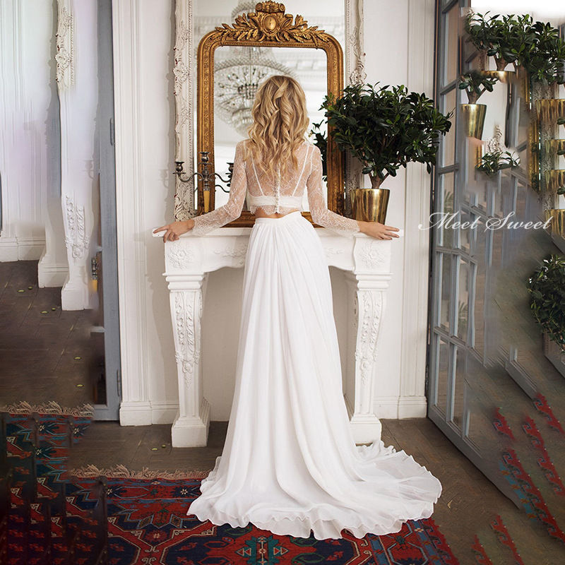 楽天市場】ウェディングドレス 2点セット セパレートドレス