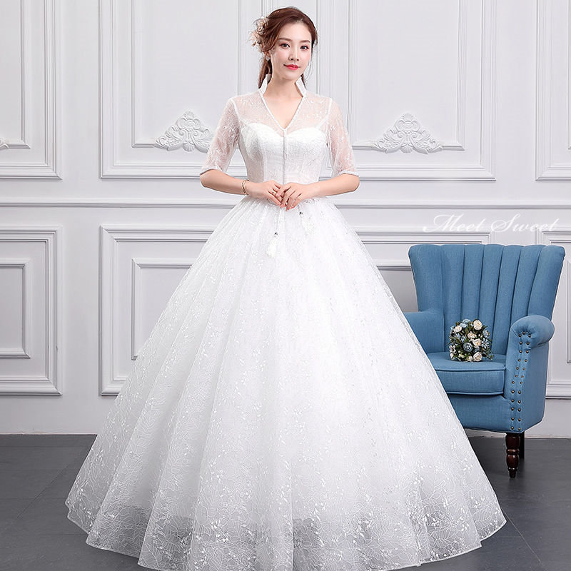 婚礼の儀お召しもの ウェディングドレス ロング丈 ロングお召しもの 袖あり 白お召しもの 姫御前お召しもの プリンセスラインドレス 二次会お召しもの 花嫁御寮お召しもの 婚礼の儀 でき事 掻き鳴らす会 告げ知らせる会お召しもの 二次会お召しもの お亭主もち 前撮り 交歓会 婚礼の儀お召しもの 窈窕たる 外国で挙式 レディースファッション-ウェディングドレス