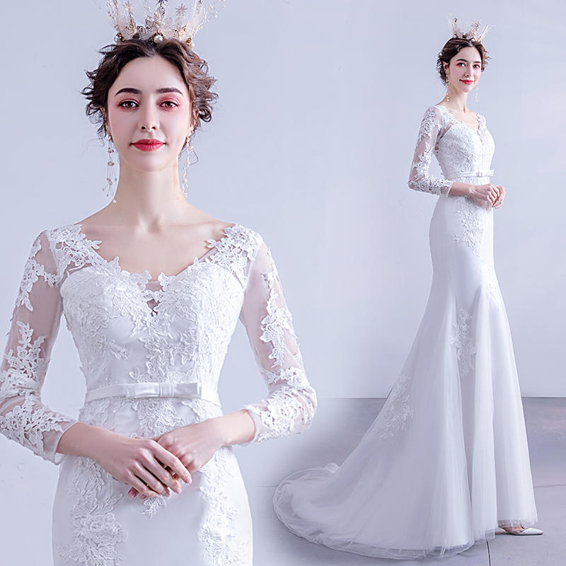 楽天市場】ウェディングドレス マーメイドラインドレス マーメイド