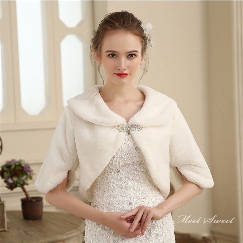 楽天市場】ファーボレロ ウエディングショール ウェディングボレロ