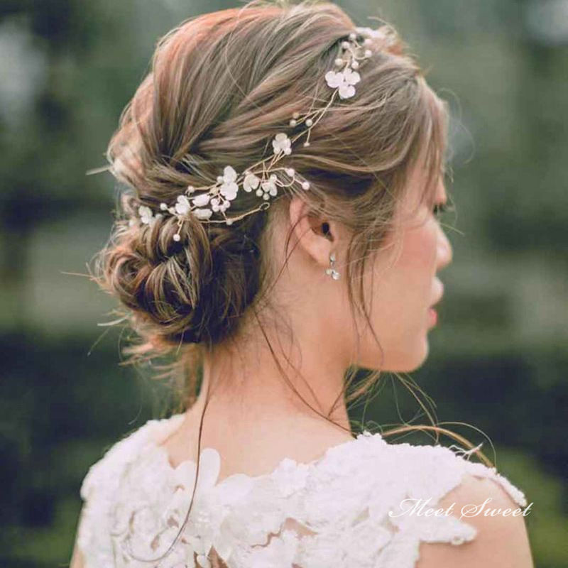 楽天市場】ヘッドドレス ヘアバンド ウエディング ホワイト 花