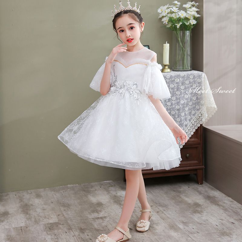 フォーマル ピアノ発表会 子供ドレス キッズ ジュニアドレス 子供服 女の子 ワンピース 七五三 結婚式 110-160cm 子どもドレス ウェディング ブライダル 花嫁 キッズドレス フォーマルドレス コンクール フラワーガール プリンセス お姫様｜ミートスウィート