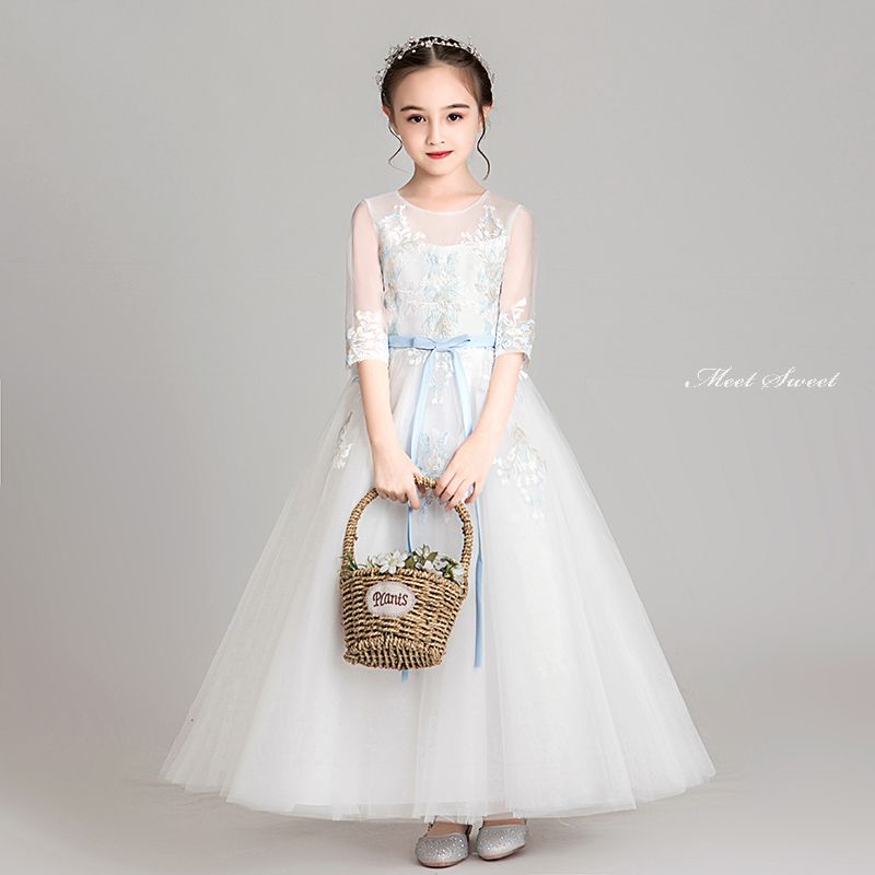 ドレス 6タイプ キッズ ホワイト 白 子供ドレス ワンピース 女の子 ピアノ 発表会 フォーマル 子どもドレス ガールズ イベント 舞台 演出 ステージ衣装 お姫様 キッズドレス フォーマルドレス ピアノ発表会 コンクール 結婚式 七五三 ジュニア｜ミートスウィート 7,341円