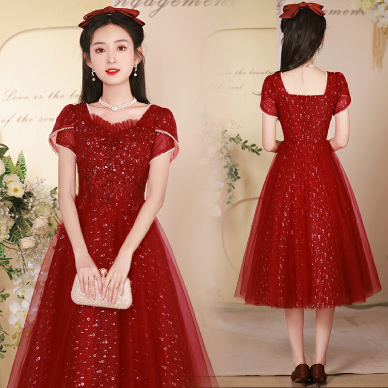 楽天市場】カラードレス ファスナー パーティードレス フォーマル