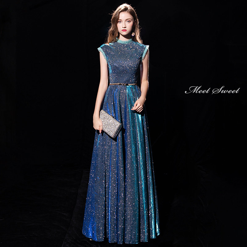 カラードレス ファスナー パーティードレス フォーマルドレス ロングドレス グリーン ノースリーブ ハイネック 結婚式 二次会 発表会 スレンダードレス キラキラ ゲストドレス ウェディングドレス ウエディングドレス イブニングドレス 演奏会 披露宴 20代 30代 40代|ミートスウィート