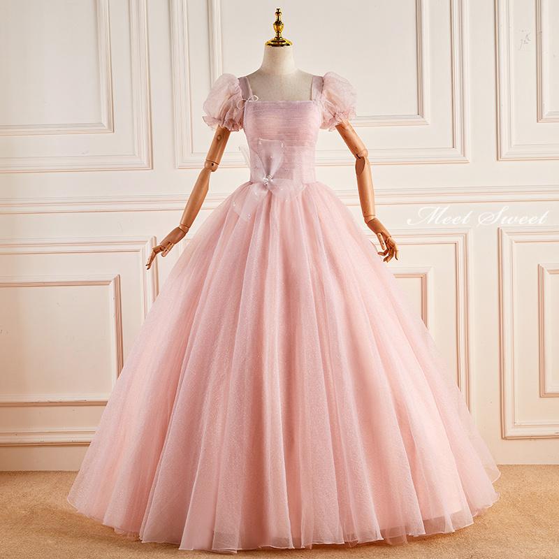 楽天市場】ウエディングドレス カラードレス プリンセスラインドレス